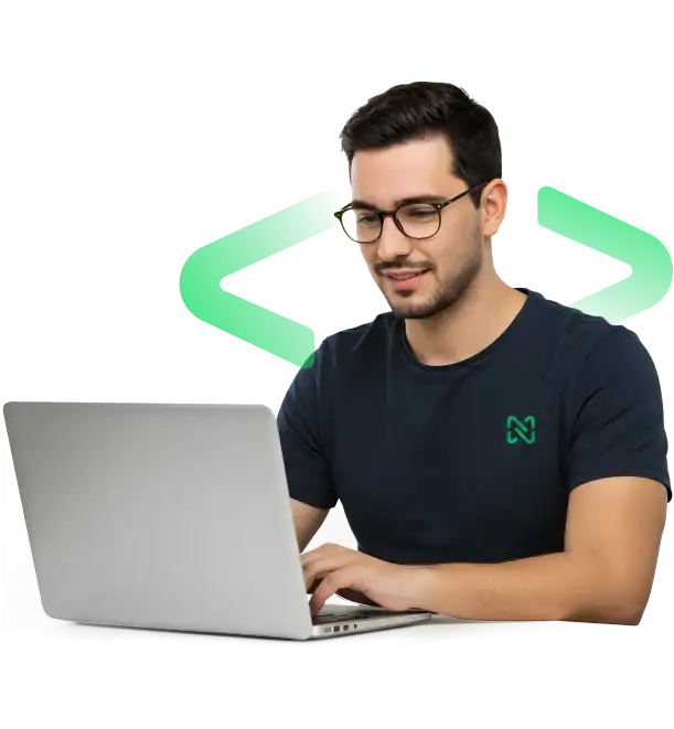 Cloud and DevOps consulting expert working on a laptop in the United States