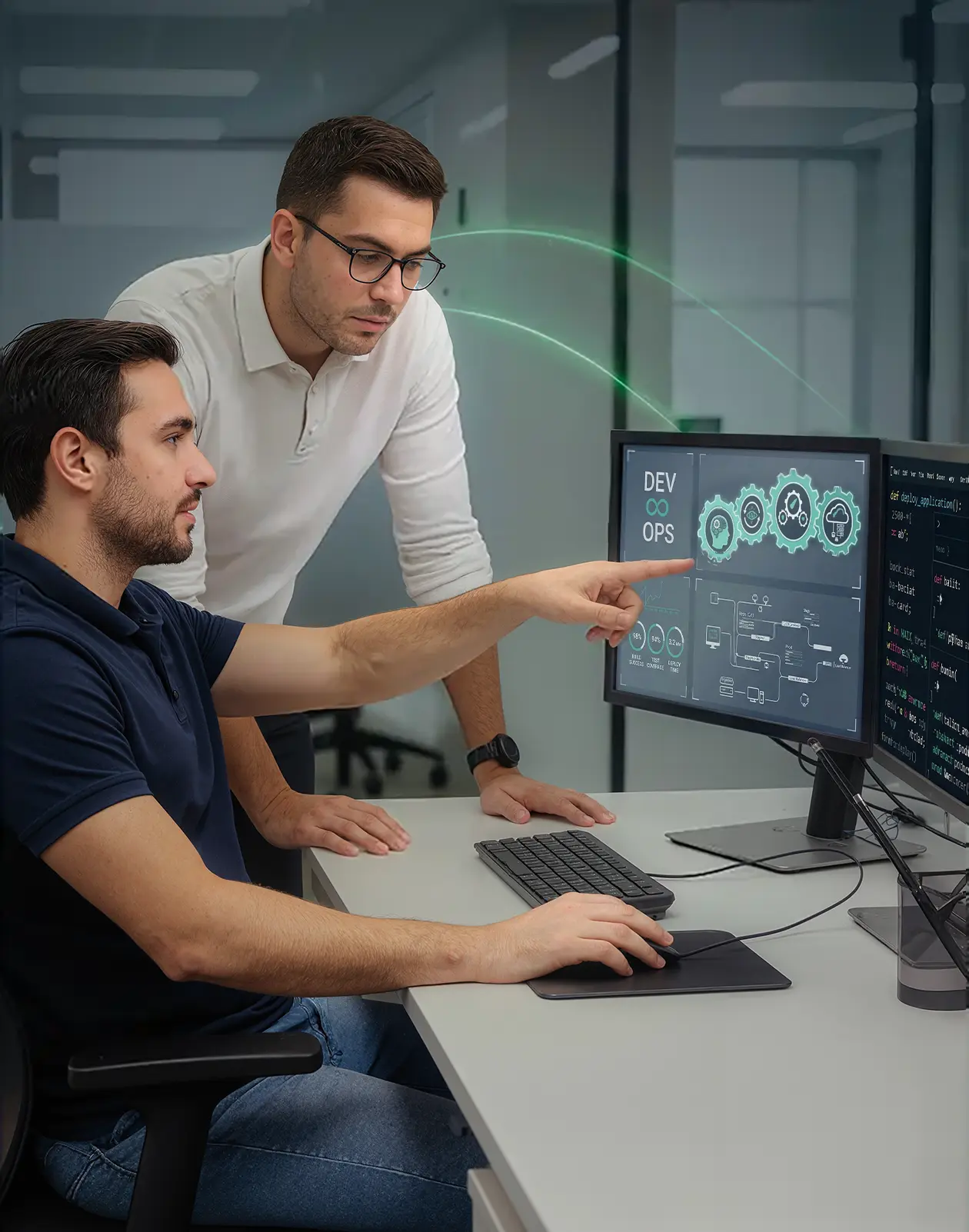 Equipo trabajando en la ejecución de proyectos Cloud y DevOps en Newt Consulting